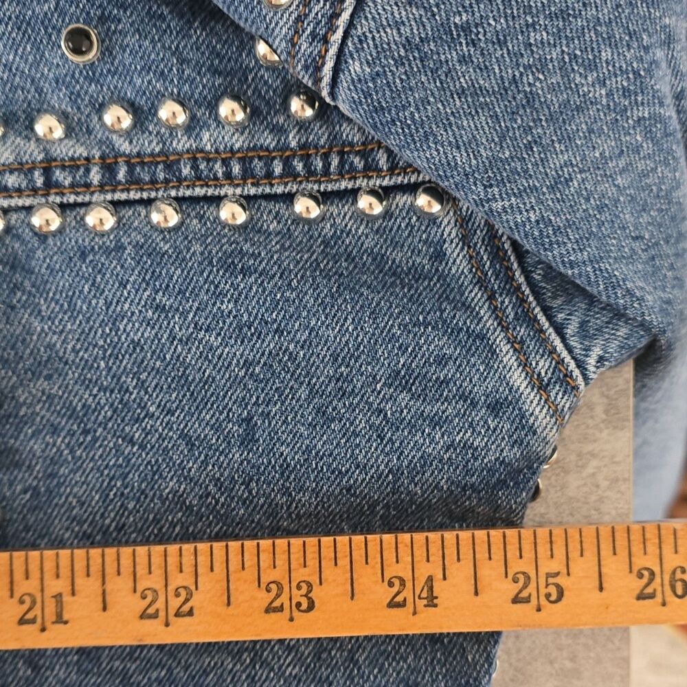 200$ G-III by Carl Banks Women's Philadelphia Eagles Studded Button Jacket Sz. L - Picture 14 of 15